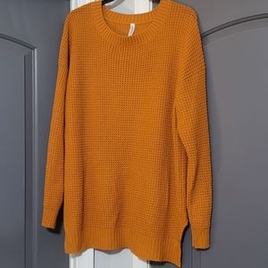 Orange Knit Sweater